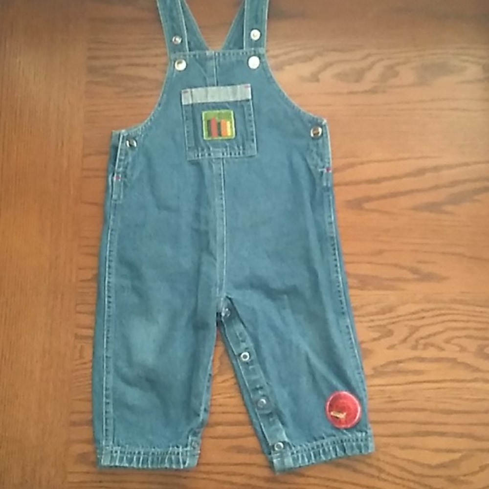 Circo denim snap overalls